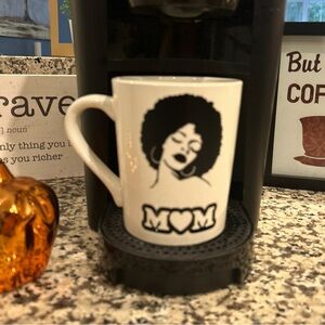 Black and White MOM Mug
